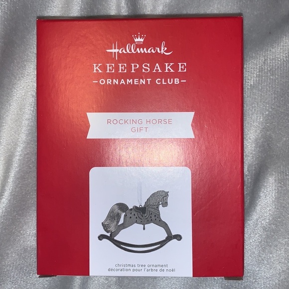 Hallmark keepsake ornament clue silver rocking horse gift  Snow one like you - Picture 2 of 9